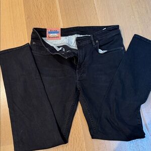 Acne Studios Black Slim Jeans